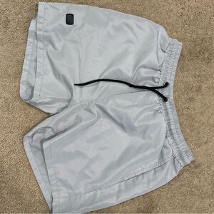 3” inseam white men’s shorts